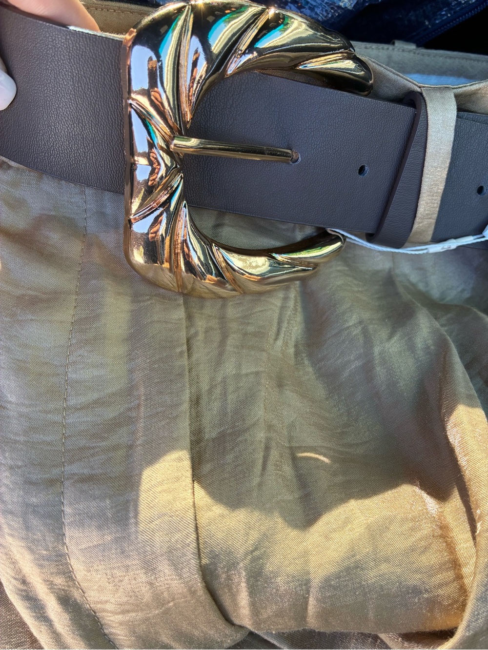 Zara NWT wide leg pants with belt 1478/178 - Picture 10 of 11